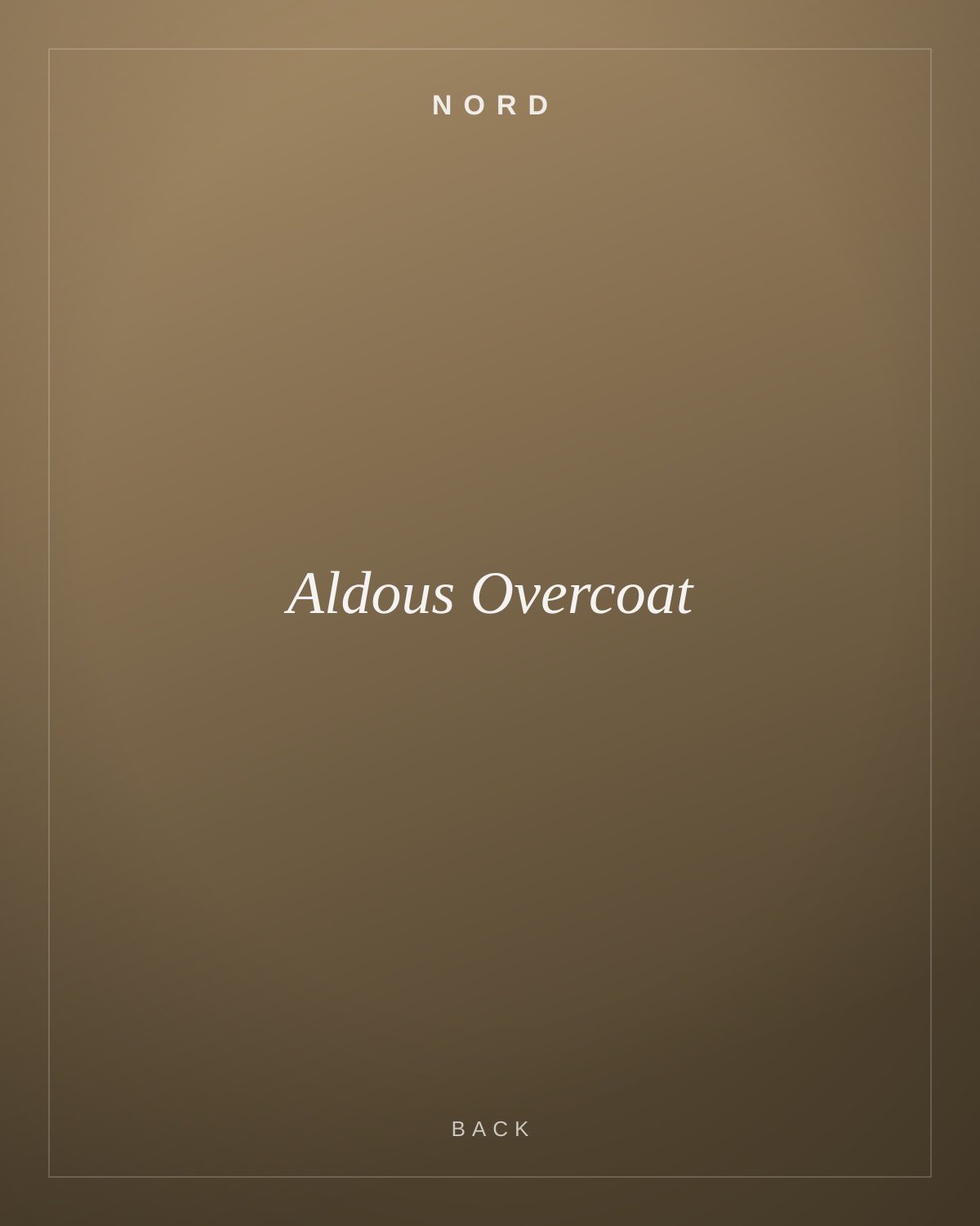 Aldous Wool Overcoat, back