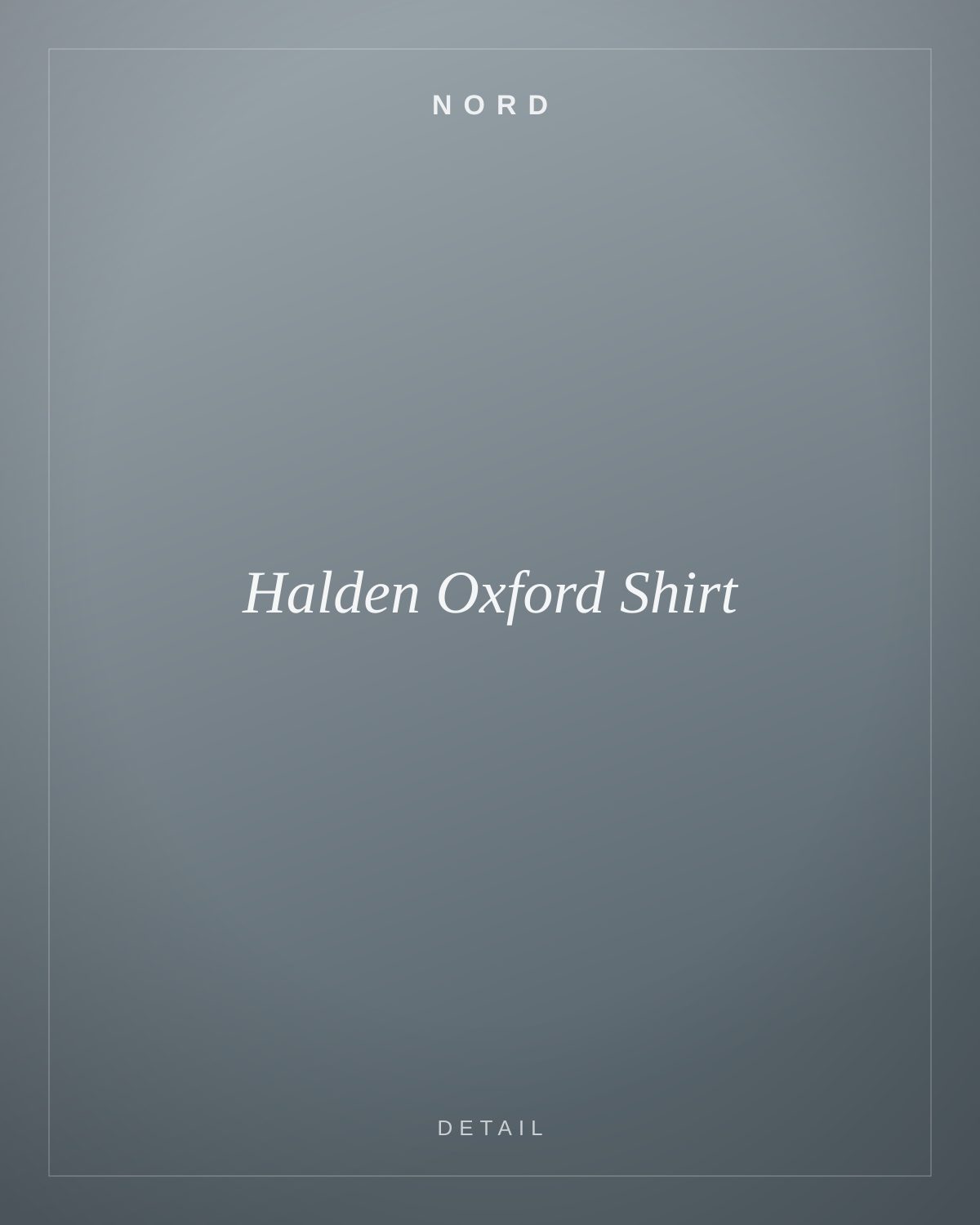 Halden Oxford Shirt, detail