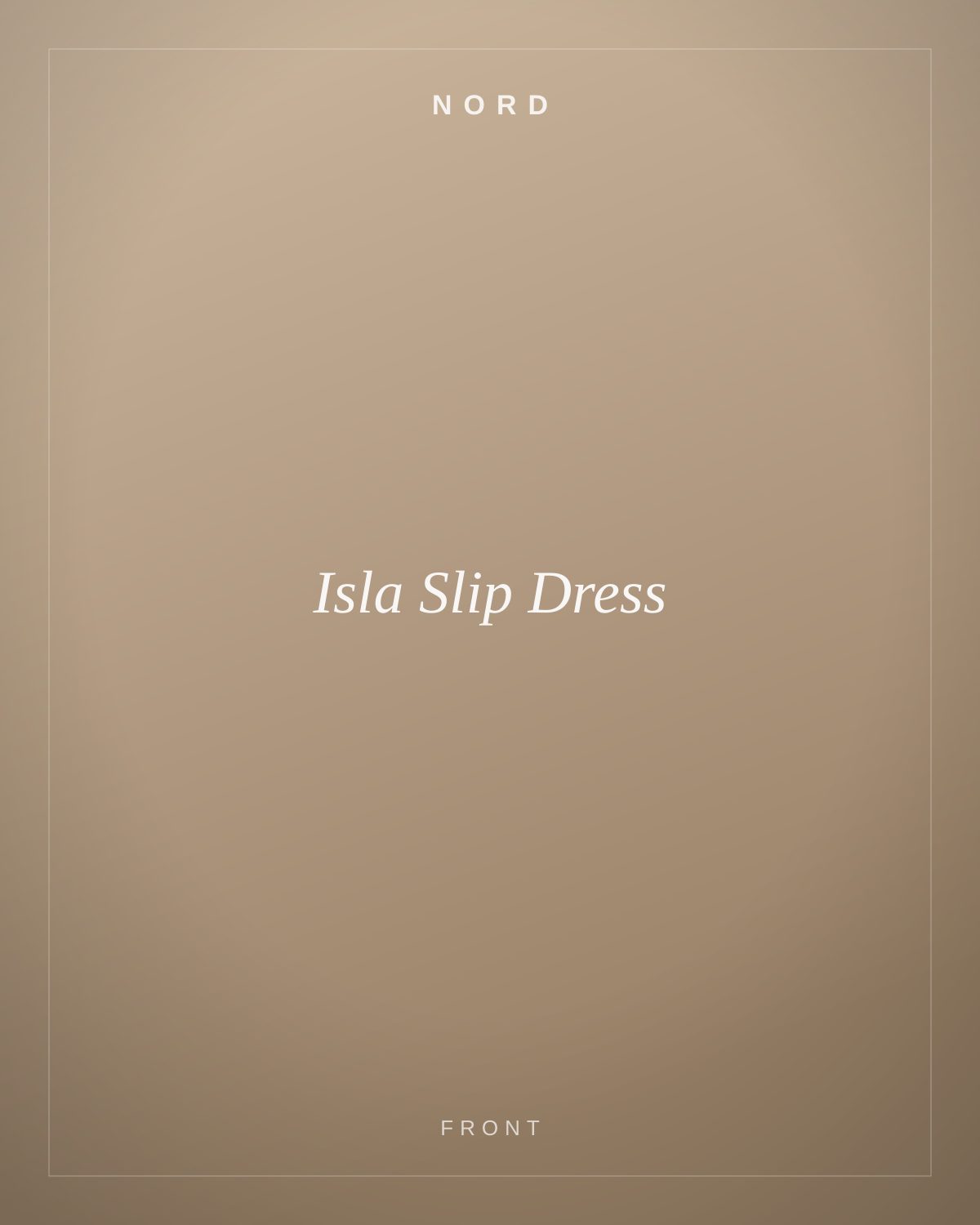 Isla Bias Slip Dress, front