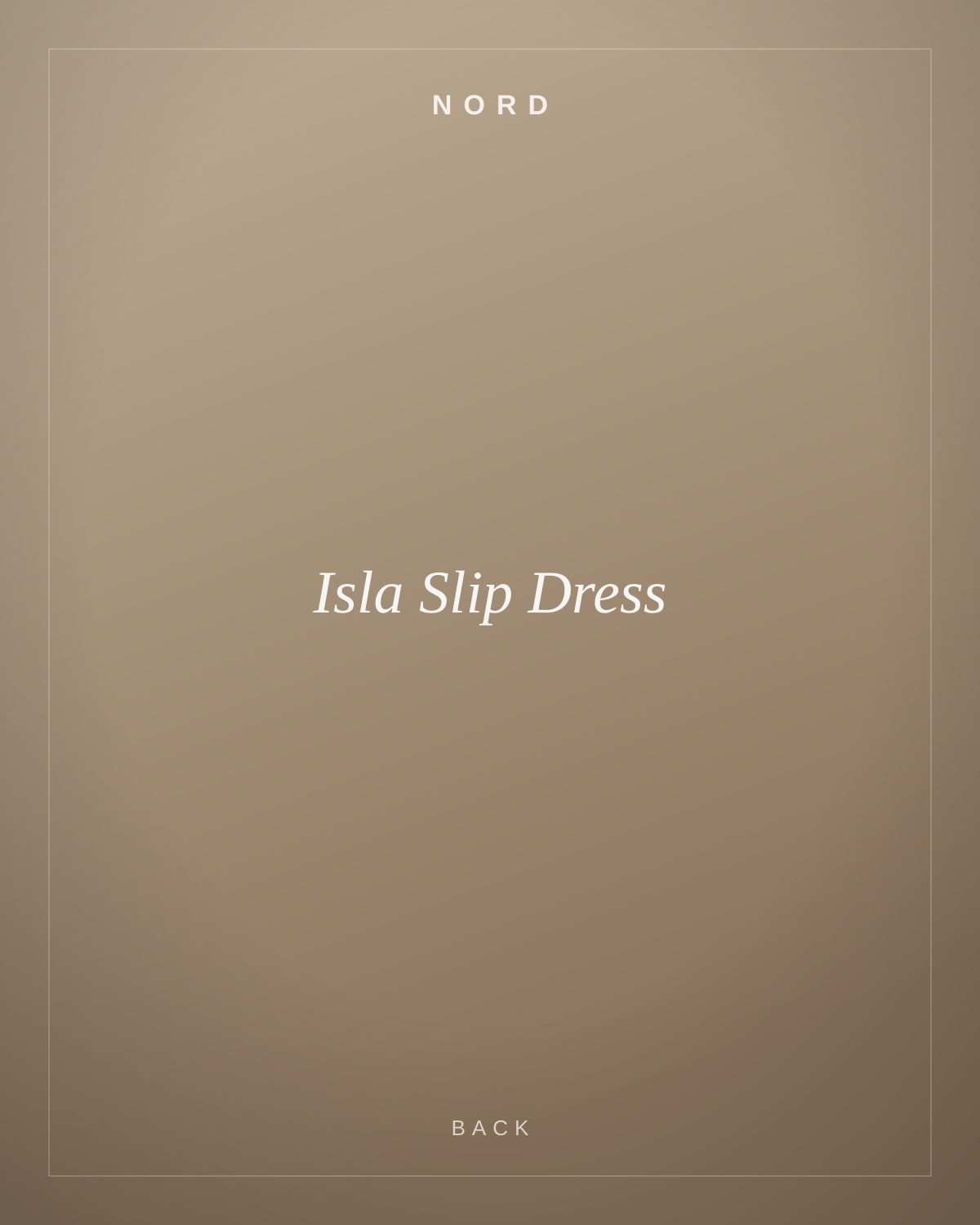 Isla Bias Slip Dress, back