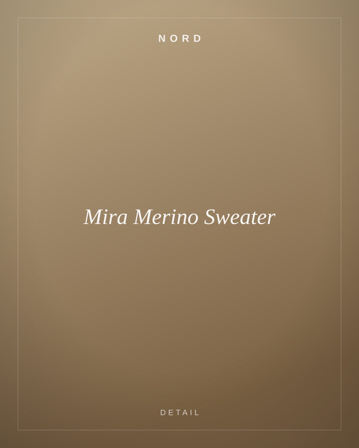 Mira Merino Sweater, detail
